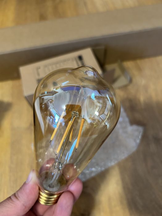 Pendul, Lustra Vintage 4 becuri led incluse