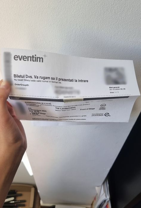 Bilet concert Till Lindelmann (Rammstein) "Meine Welt 2025"