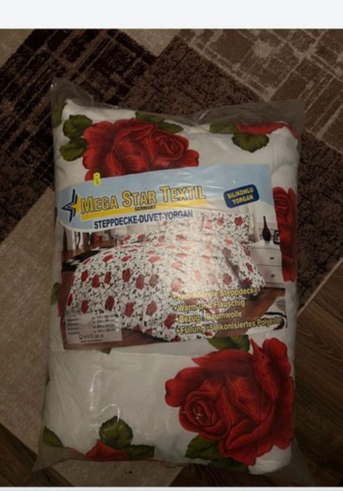 Pilota nouă, infoliata, bumbac, hipomedicinala, 135/200 cm