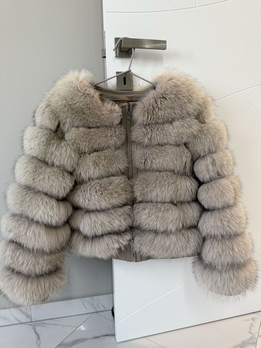 Палто естествен косъм