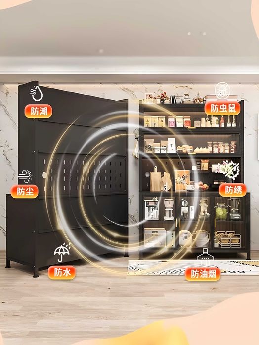 Буфет из нержавейки с порошковым покрытием для балкона