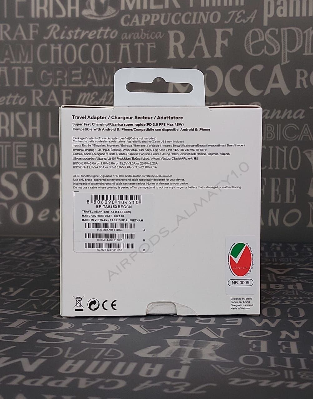 Samsung 45W PD Очень Быстрая Зарядка 2.0 Оригинал S22-S24 Ultra Fold