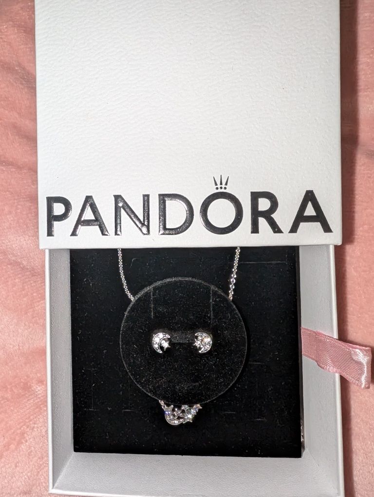 Lănțișor și cercei Pandora Argint 925