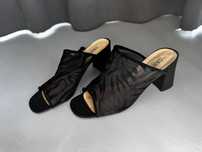 Sandale cu toc gros CARVELA, marimea 38,  design animal print