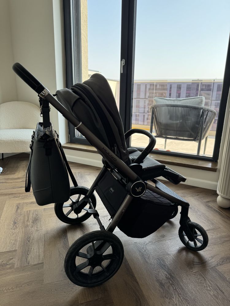 Carucior 2 in 1 MUUVO QUICK SE2 Diamond Graphite