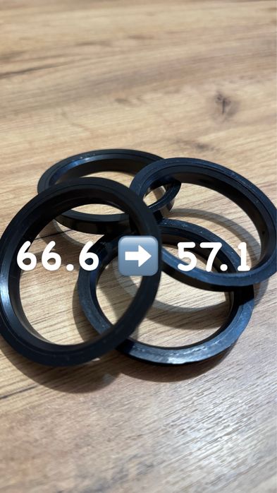 Inele de centare/ghidaj/ghidare jante 66.6 la 57.1 40 lei / set
