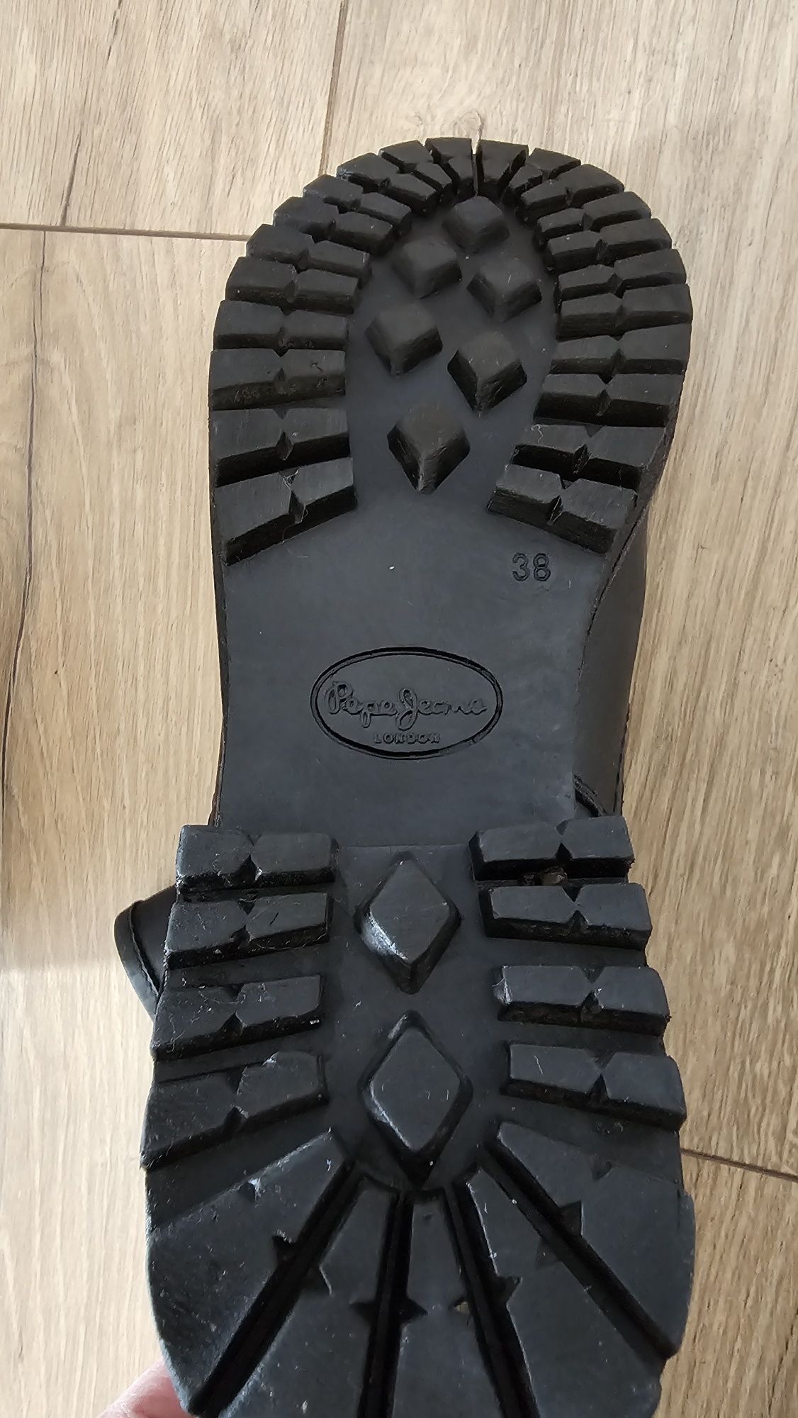 Cizme biker PEPE JEANS piele,38
