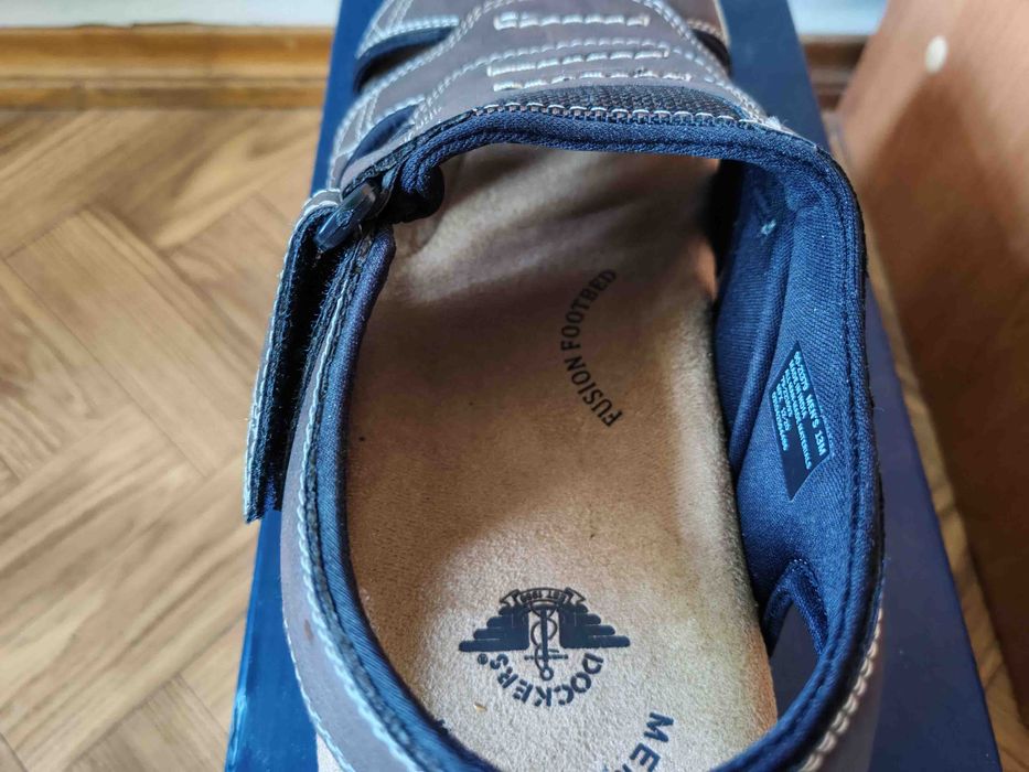 Сандали офисные кожаные US 13,EUR 47,(31cm)