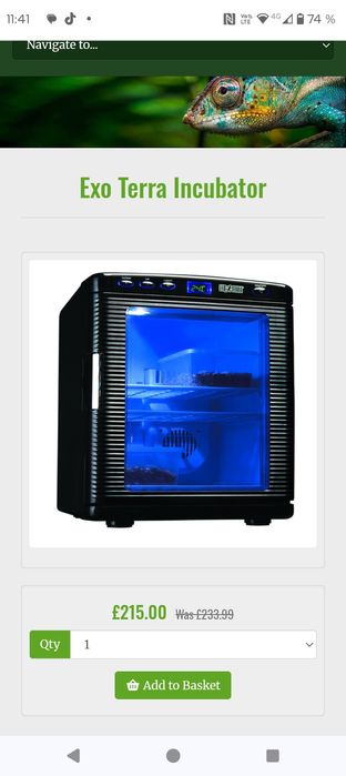 Incubator reptile broaște etc.