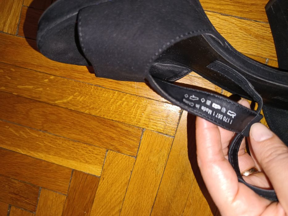 Pantofi dama decupați in fata 38