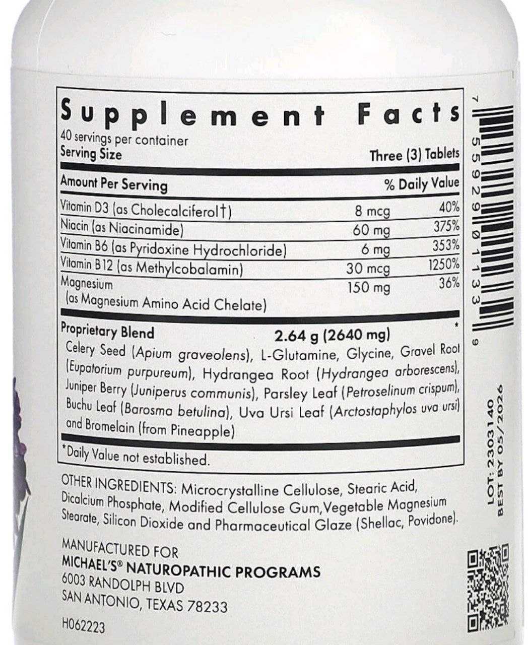 ДОСТАВКИ НЕТ Michael's Health Kidney Factors Фактор почек 60 и 120 шт
