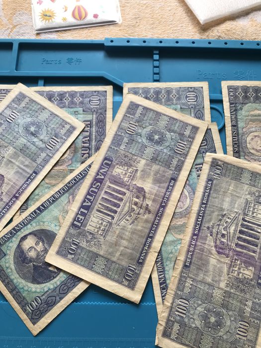 Bacote de 100 lei 1966