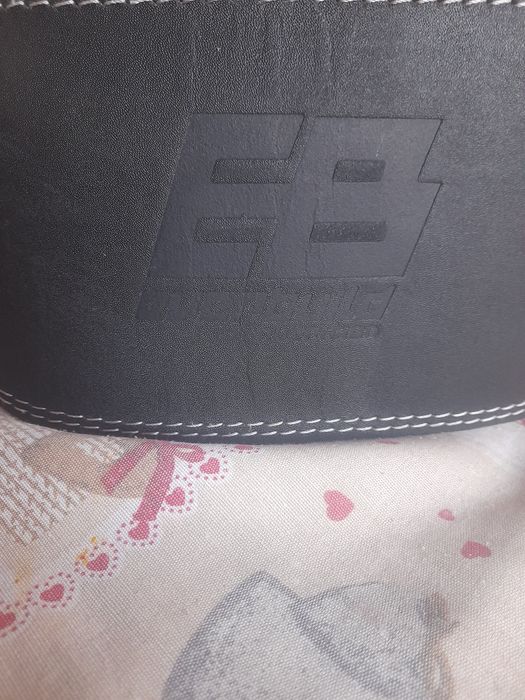 Фитнес кожен широк колан