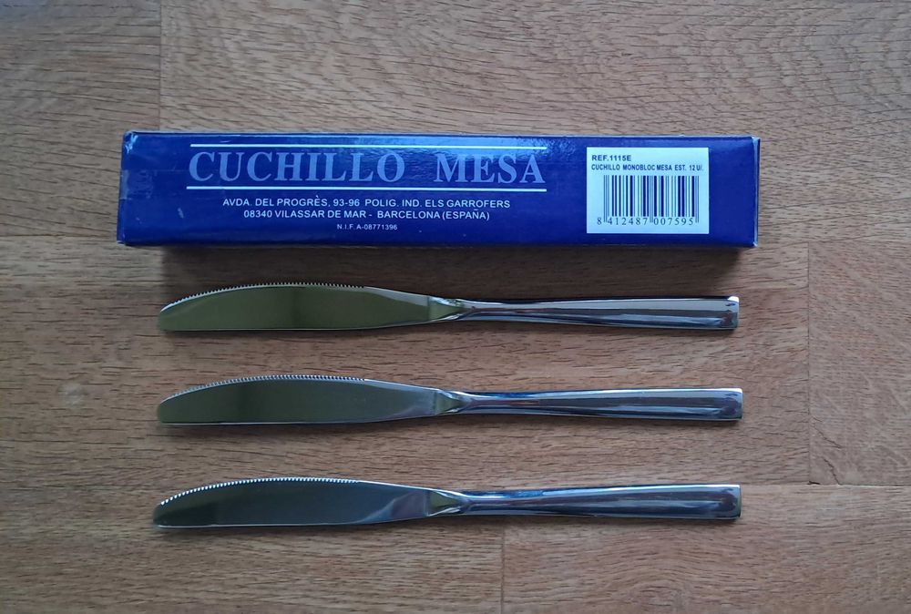 Комплект испански ножове за хранене Super Inox