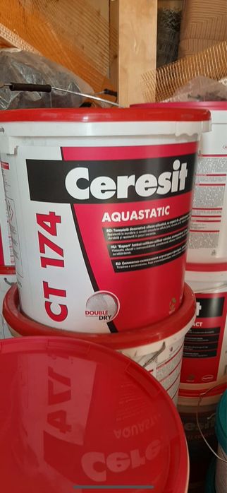 Tencuiala decorativa ceresit gri deschis