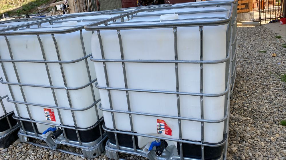 Cub plastic 1000 litri noi alimentare