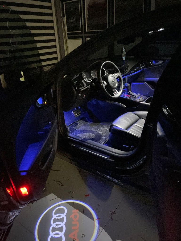Montare lumina ambientala led RGB ( ORICE culoare) BMW, AUDI, MERCEDES