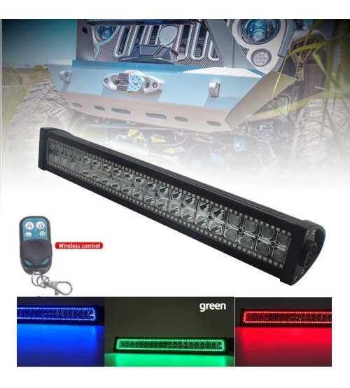 Led Bar Auto DRL  Telecomanda, Blitz, Flah 12/24 V 180w, 82 CM