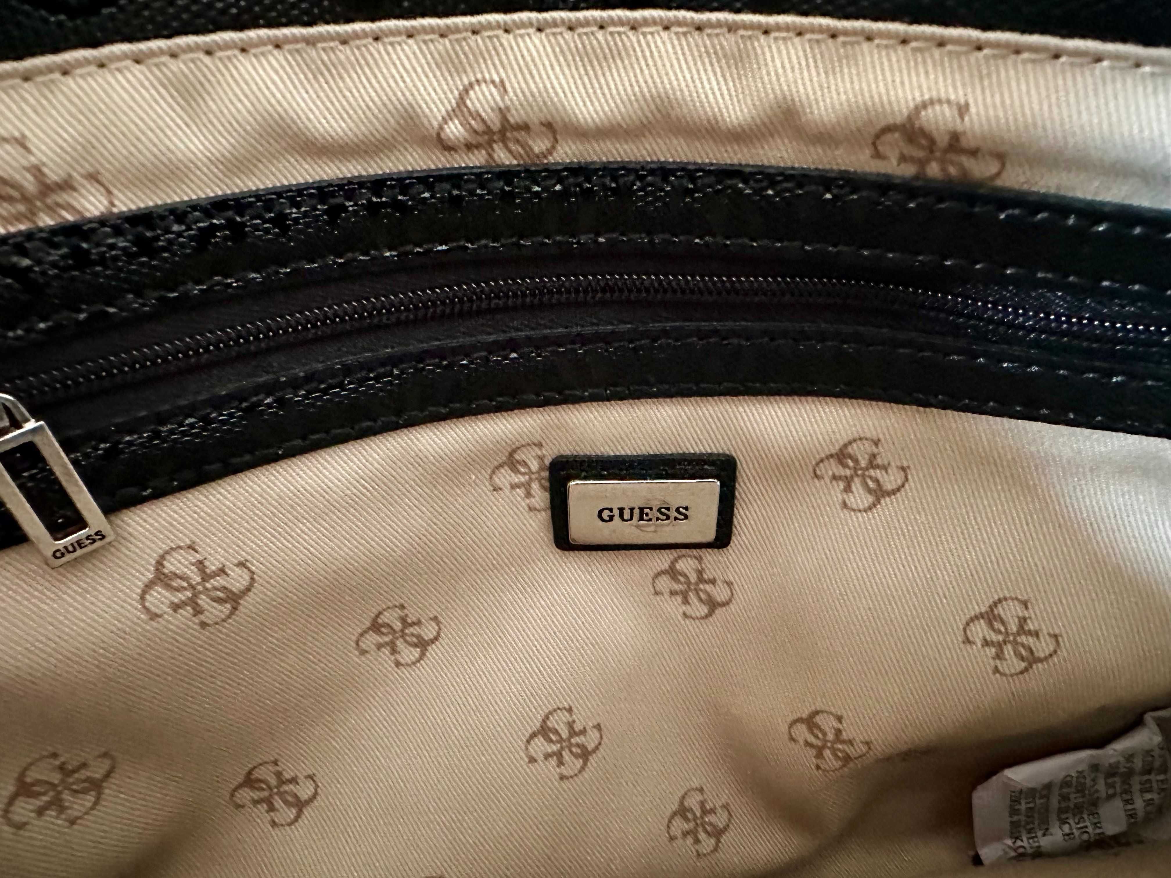 Оригинална Guess чанта — почти нова, с вкл. дълга презрамка