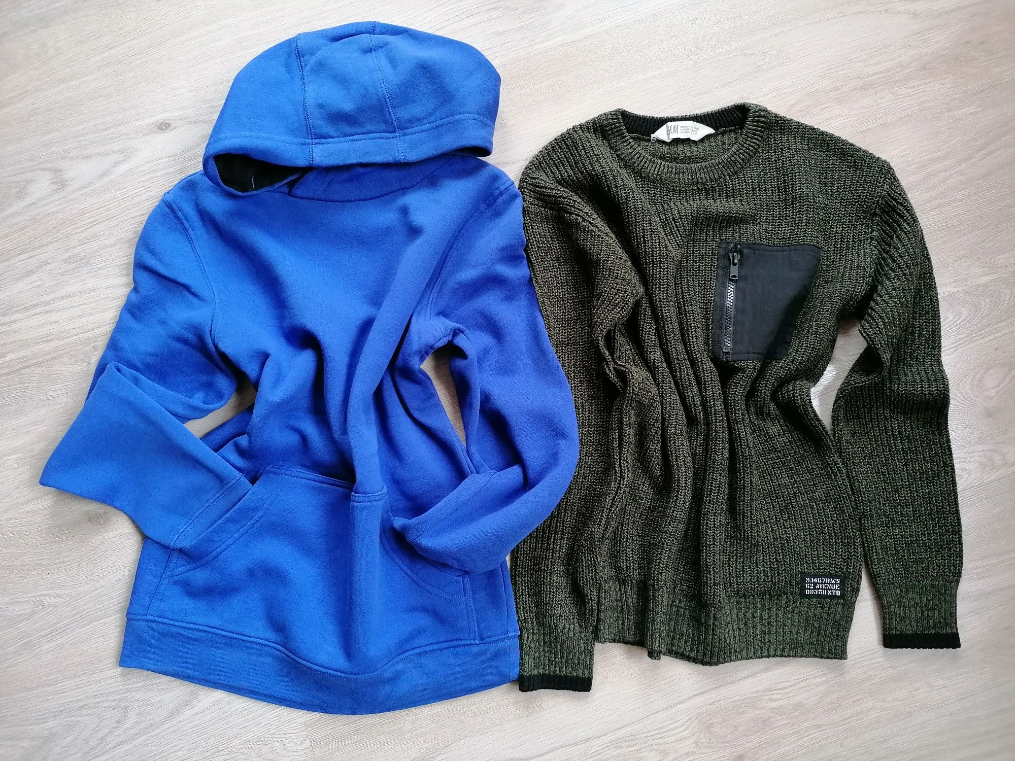 H&M финно плетен пуловер и худи