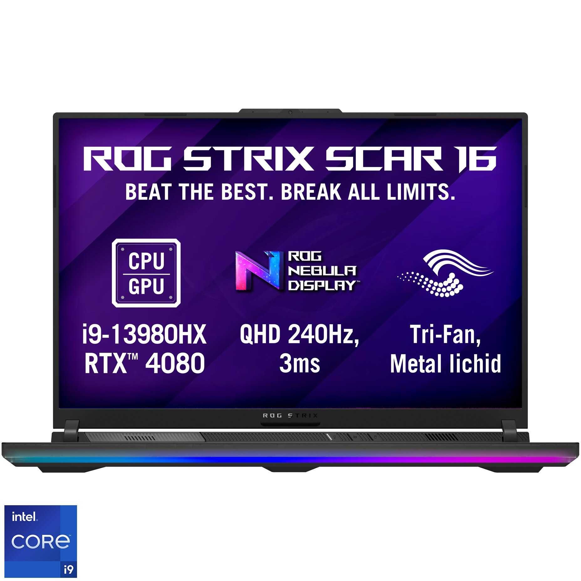 Asus ROG Strix SCAR 16 G634JZ NVIDIA GeForce RTX 4080 Intel i9-13980HX