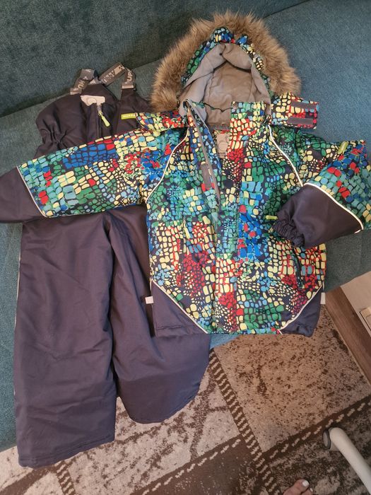 Зимний костюм (комбинезон) HUPPA, 122-128размер, на 6-7лет