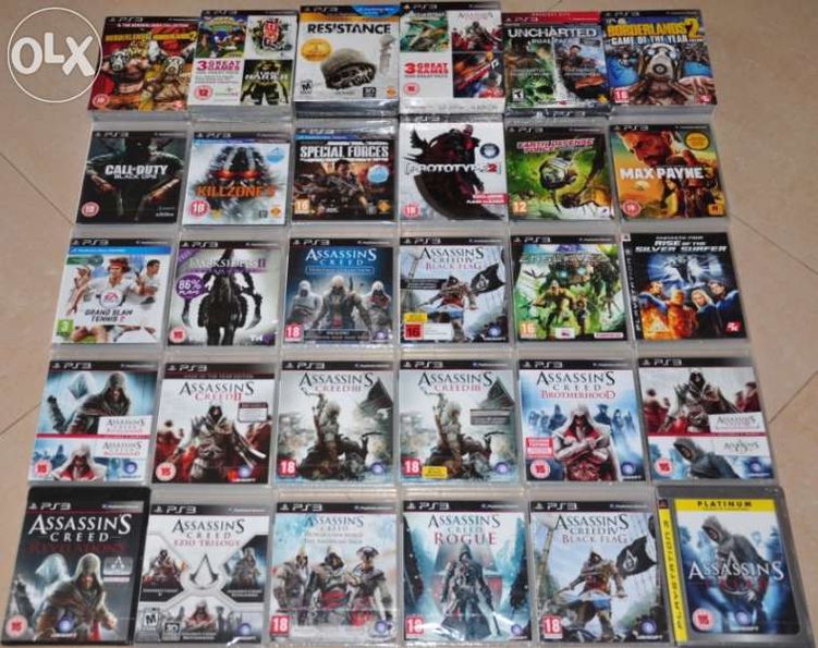 ps3,Списък 1,gta,fifa,duty,spiderman,batman,lego,dragon,dance,пс3