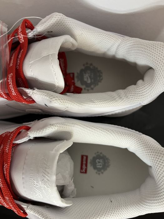 Nike Air Force 1 Supreme White Sneakers