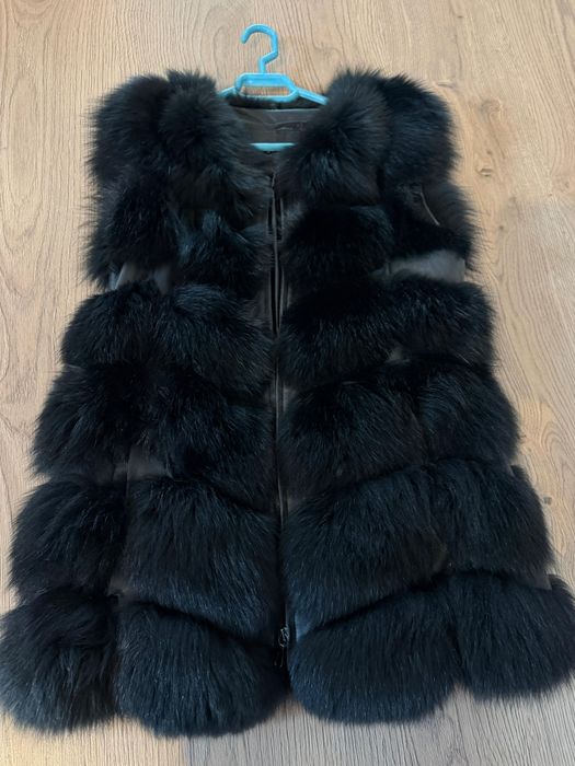 Vesta din Blana Naturala de Vulpe