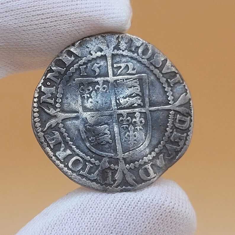 Moneda de argint 1572 Queen Elizabeth I