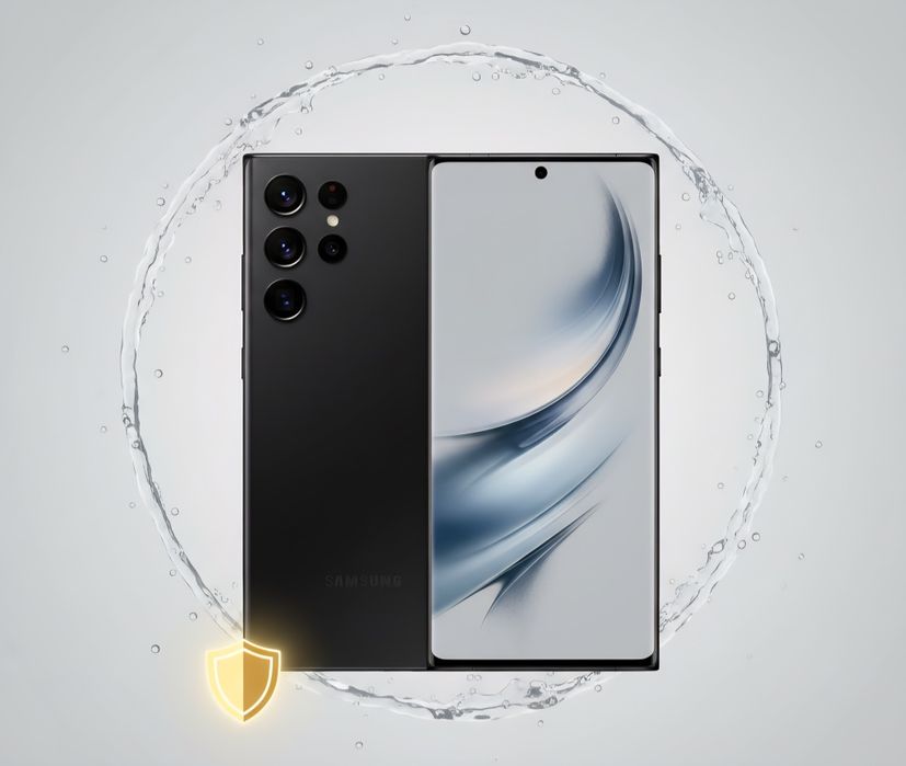 Samsung S22 Ultra — чёрный цвет, 8/256 GB, 2 SIM-карты