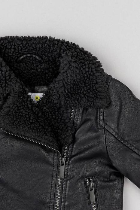 Детско, кожено байкерско яке Losan. 98 см