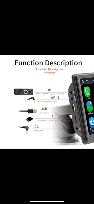 Navigatie Android Portabila Ecran Touch 7 inch Carplay Android auto
