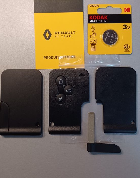 Ключ карта Рено Меган, Сценик RENAULT MEGANE чип карта и кейс