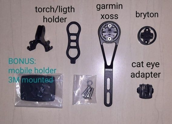 Suport aluminiu ciclocomputer GARMIN BRYTON ghidon aero cursiera