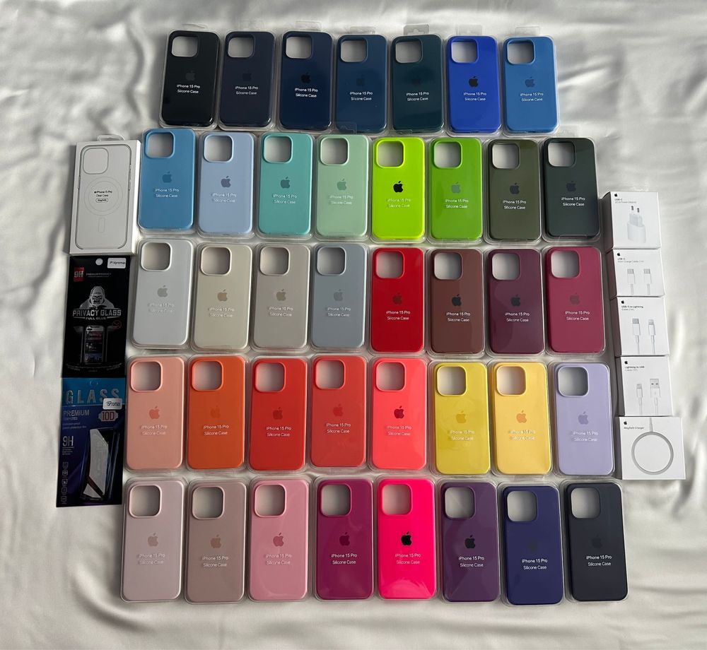 Carcasa husa colorata iPhone 12 13 14 15 16 Plus Pro Max logo apple