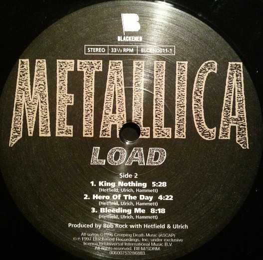 2xLP Vinil Metallica - Load 1996