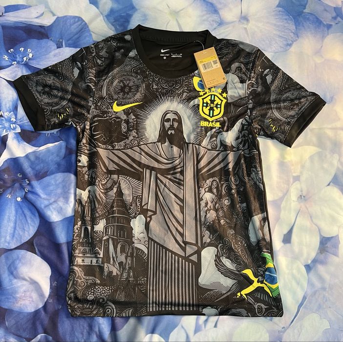 Tricou jersey brazilia Jesus statue edition marimea S