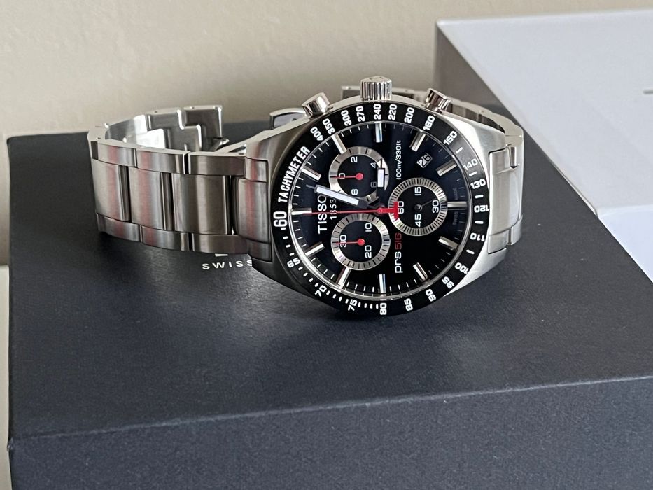 Ceas Tissot PRS 516 Chronpgraph T-Sport Metal Black