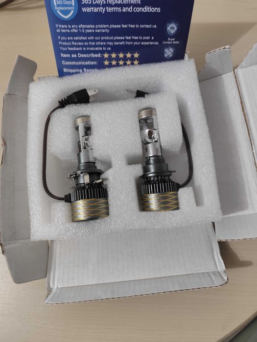 Becuri led cu lupa  H7
