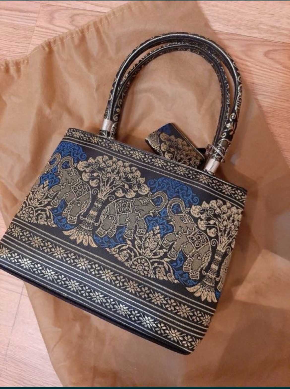 Красивая женская сумочка привезенная из Таиланда, 23x17 см, новая.