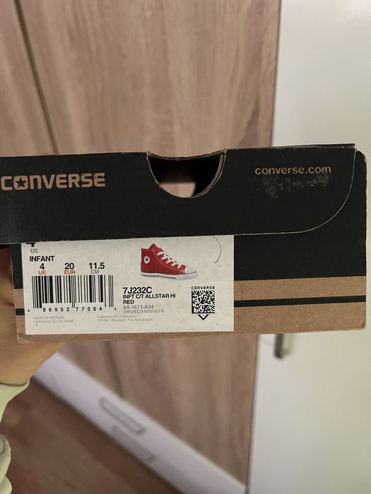 Бебешки кецове Converse All Stars 20 номер