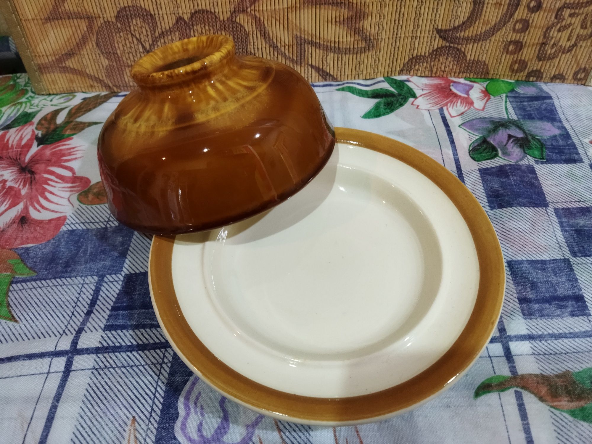 Посуда Маслёнка керамическая