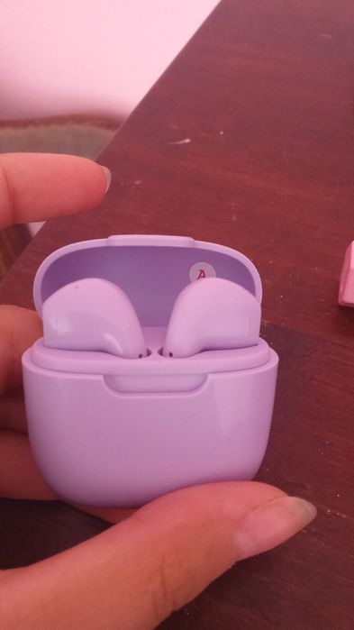 Căști fără fir Macaron Color Mini In-Ear Ultra Long Life-Violet