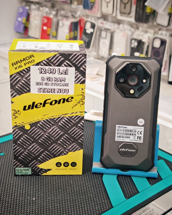 Ulefone Armor X16 Pro, 8/256 GB, Nou, 2 ani garanție