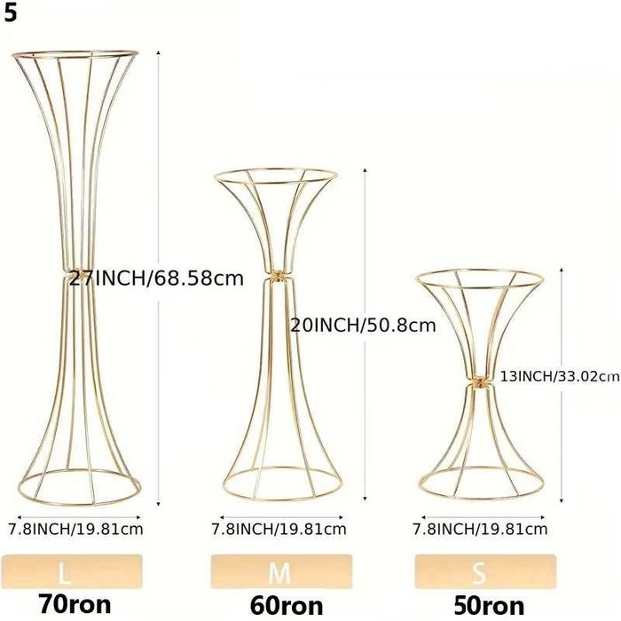 Sfesnice aurii metal sticla nunta botez evenimente