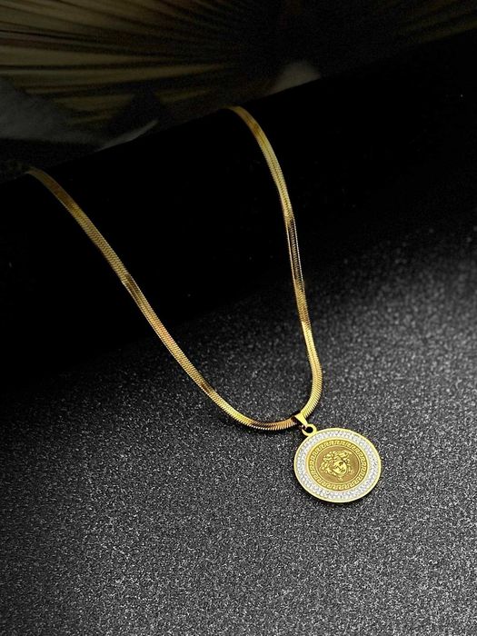 Колиета  от медицинска стомана 316L със златисто PVD покритие.