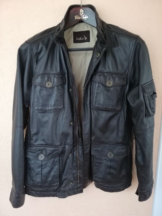 Geaca bărbați Leather M piele naturala