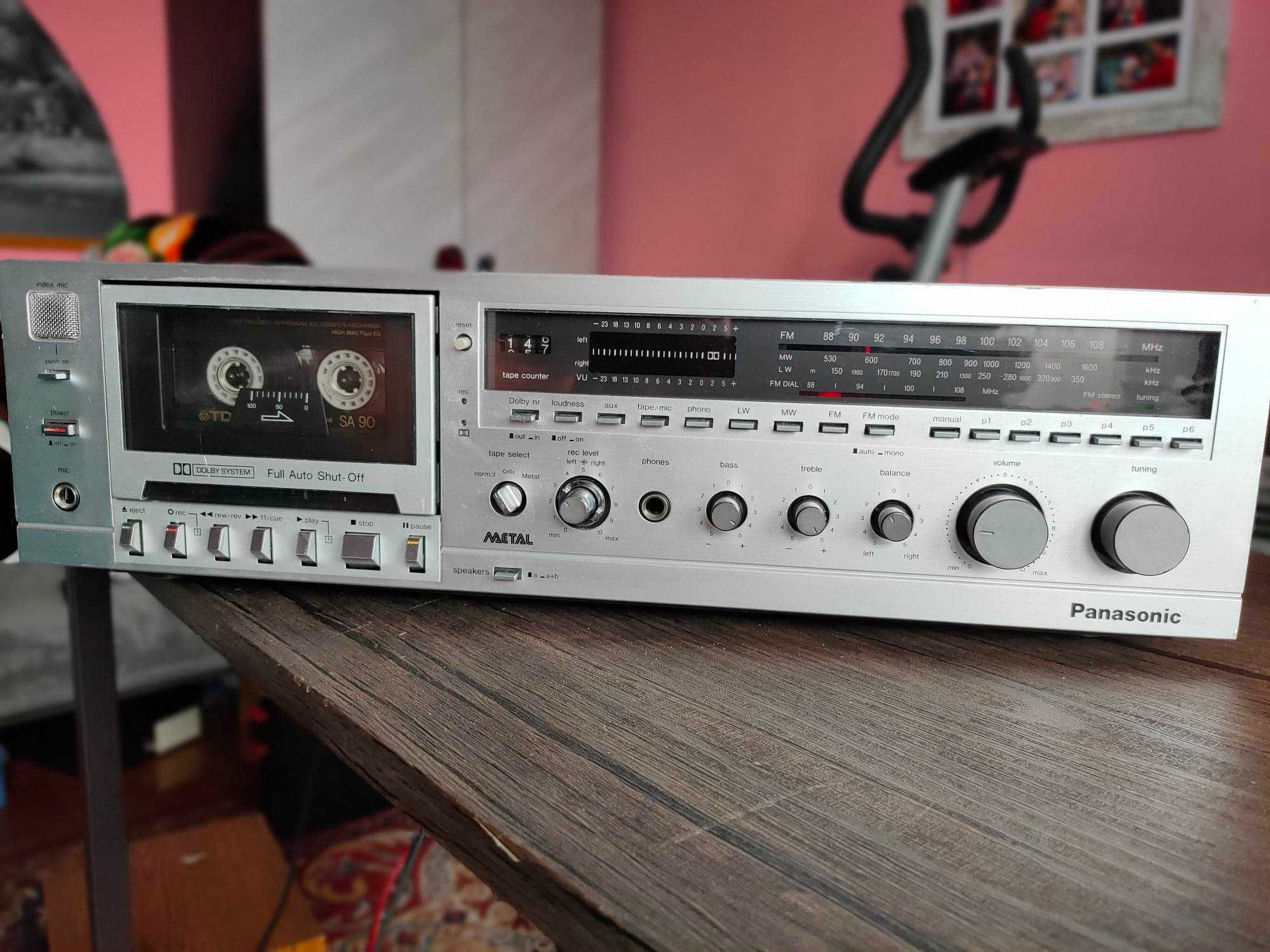 Panasonic SG-60 Hi-Fi Stereo Cassette Deck Receiver