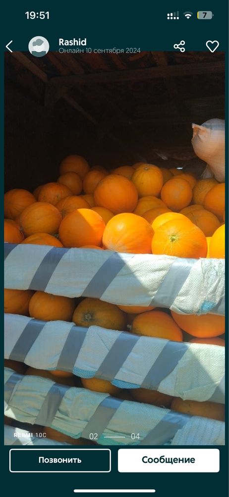 С поля дыни эфиопка, колхозница